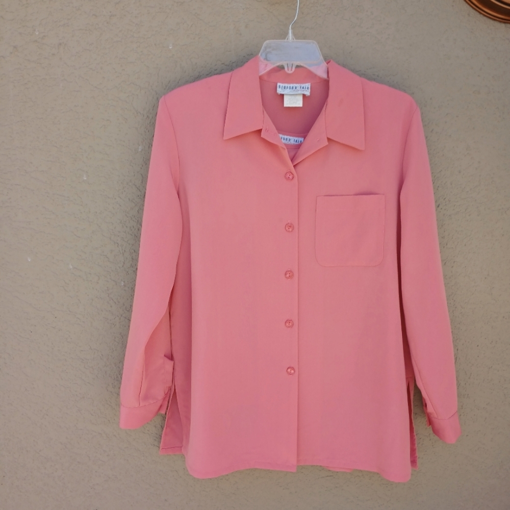 Vintage Bedford Fair Lifestyles Blouse with Matching Tank Top Women's Size XL